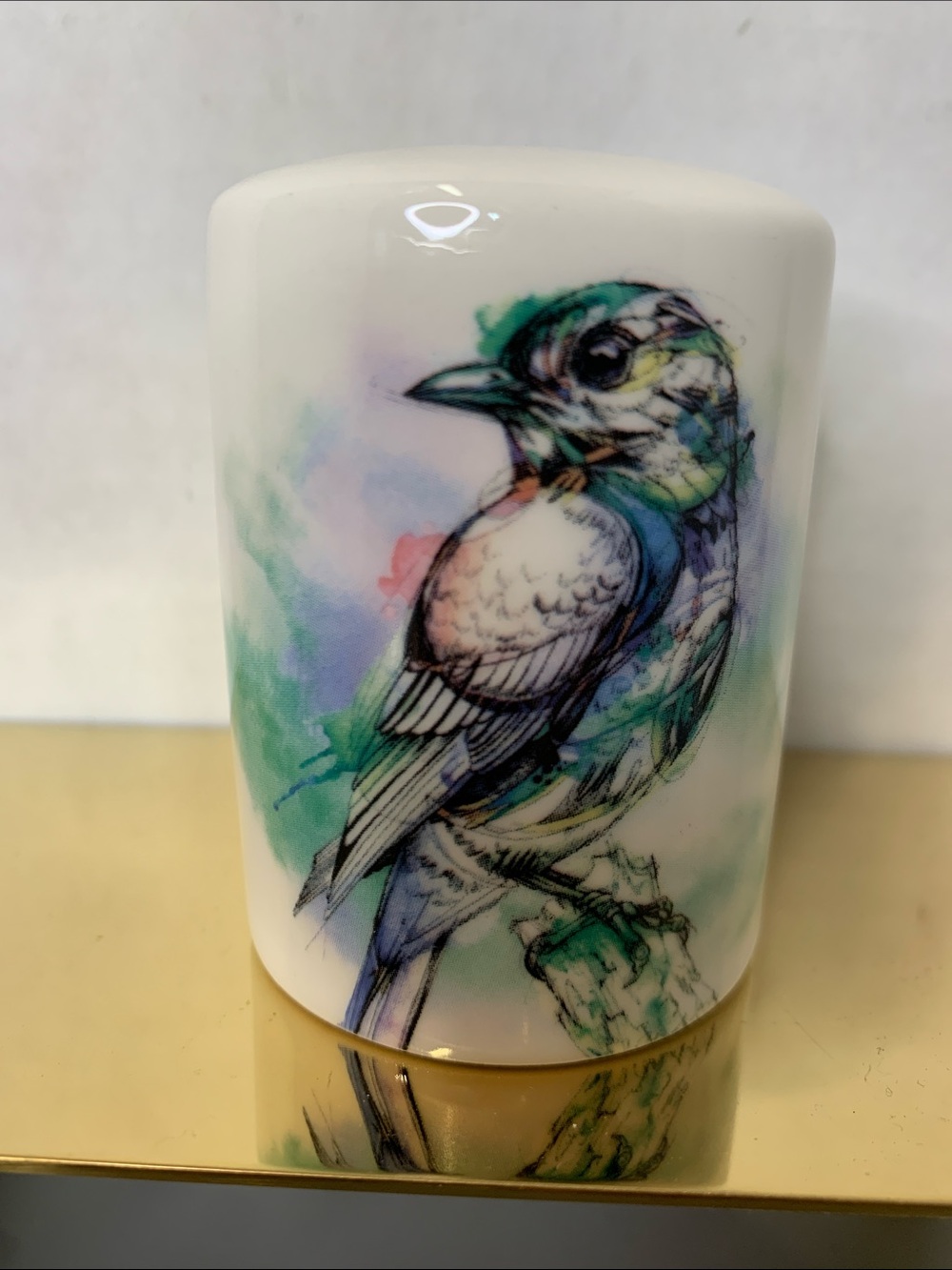 Ceramic Bird Salt and Pepper Shakers in Multicolor - Picture 8 of 10